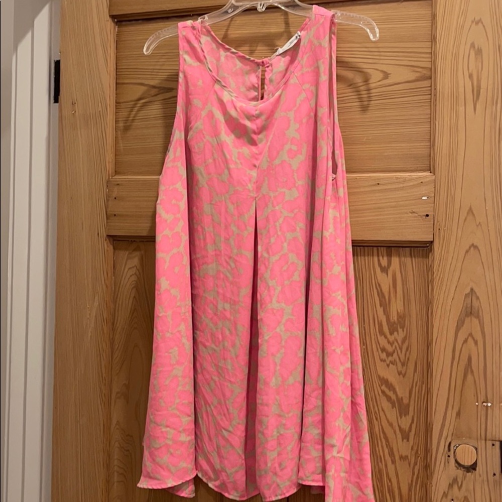 Buddy Love neon pink leopard dress